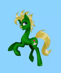 Size: 1714x2048 | Tagged: safe, artist:alicedrawing13, derpibooru import, oc, unofficial characters only, earth pony, pony, blue background, female, image, jpeg, mare, simple background, solo