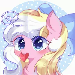 Size: 3207x3207 | Tagged: safe, artist:sweeter_sakura, derpibooru import, oc, oc:bay breeze, unofficial characters only, pegasus, pony, blushing, bow, cute, female, hair bow, image, jpeg, mare, mouth hold, pegasus oc, solo, wings