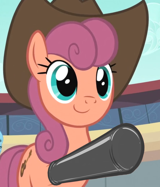 Size: 1231x1440 | Tagged: safe, edit, edited screencap, editor:anonymous, screencap, pony, /mlp/ latex requests, clothes, cowboy hat, evening gloves, female, gloves, hat, image, latex, latex gloves, long gloves, looking forward, mare, orange coat, outdoors, png, purple mane, purple tail, raised hoof, show accurate, smiling, solo, standing