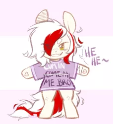Size: 630x690 | Tagged: safe, artist:frigidmare, derpibooru import, oc, oc:awya, pegasus, pony, semi-anthro, attack, bipedal, clothes, cute, ears up, fluffy, fluffy mane, fluffy tail, funny, happy, hoodie, image, meme, png, shirt, smiling, smug, solo, tail
