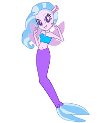 Size: 1024x1298 | Tagged: safe, artist:gouhlsrule, derpibooru import, silverstream, mermaid, equestria girls, belly button, image, midriff, png, simple background, solo, transparent background, vector