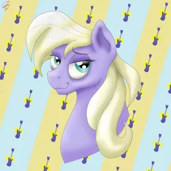 Size: 1920x1920 | Tagged: safe, artist:lennystendhal13, derpibooru import, power chord, pony, bust, image, png, portrait, simple background, solo, transparent background