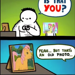 Size: 643x640 | Tagged: safe, derpibooru import, screencap, posey, posey (g5), earth pony, pony, caption, female, frame, g1, g5, image, jpeg, mare, meme, meme template, picture, text
