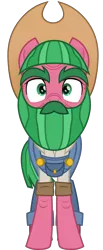 Size: 804x1952 | Tagged: safe, artist:spookitty, derpibooru import, oc, oc:walter malone, earth pony, food, image, male, png, solo, watermelon
