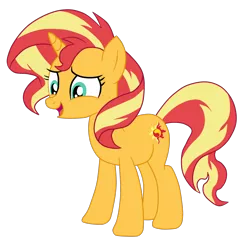 Size: 1900x1917 | Tagged: safe, artist:gmaplay, derpibooru import, sunset shimmer, pony, unicorn, equestria girls, equestria girls series, spring breakdown, spoiler:eqg series (season 2), cute, image, png, shimmerbetes, solo