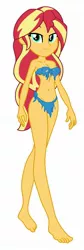 Size: 576x1724 | Tagged: suggestive, artist:robertsonskywa1, derpibooru import, sunset shimmer, equestria girls, bikini, breasts, busty sunset shimmer, cleavage, clothes, female, image, jpeg, jungle girl, loincloth, photo, sexy, simple background, solo, solo female, stupid sexy sunset shimmer, swimsuit, torn clothes, white background