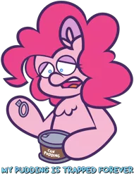 Size: 3968x5226 | Tagged: safe, artist:threetwotwo32232, derpibooru import, pinkie pie, earth pony, pony, female, food, image, mare, png, pudding, simple background, simpsons did it, solo, transparent background