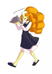 Size: 848x1199 | Tagged: safe, artist:amazingpuffhair, derpibooru import, adagio dazzle, human, equestria girls, chef's hat, commission, commissioner:iv's, disguise, disguised siren, hat, image, jpeg