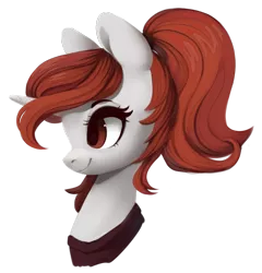 Size: 1214x1267 | Tagged: safe, artist:dammmnation, derpibooru import, oc, unofficial characters only, pony, unicorn, bust, horn, image, png, simple background, smiling, unicorn oc, white background