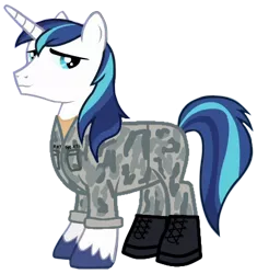 Size: 400x425 | Tagged: safe, artist:edy_january, derpibooru import, edit, vector edit, shining armor, unicorn, american, boots, clothes, image, military, military pony, military uniform, png, shoes, simple background, solo, transparent background, uniform, united states, us army, us army ranger, vector