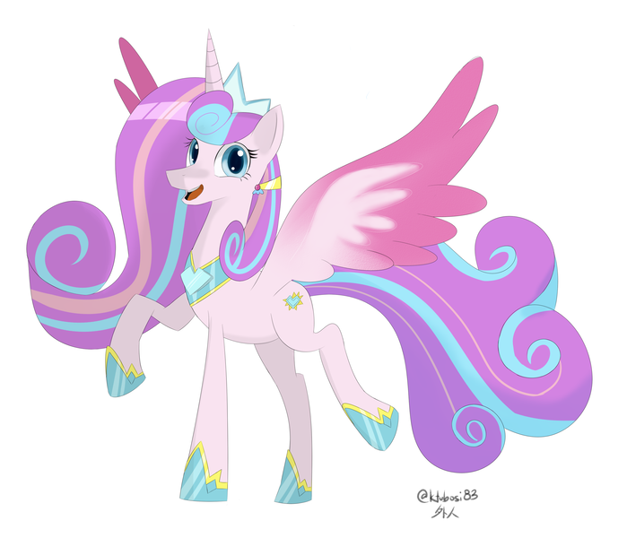 Size: 2932x2516 | Tagged: safe, artist:ktubosi83, derpibooru import, princess flurry heart, alicorn, image, older, older flurry heart, png, solo