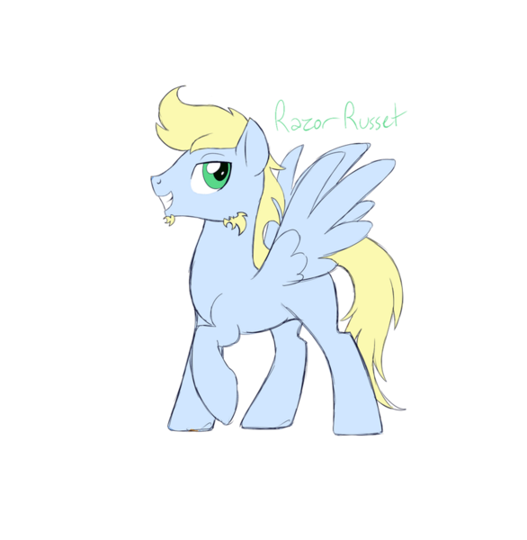 Size: 1444x1479 | Tagged: safe, artist:alicemaple, derpibooru import, edit, oc, oc:razor russet, unofficial characters only, pegasus, pony, cropped, facial hair, goatee, grin, image, male, muttonchops, offspring, parent:applejack, parent:soarin', parents:soarinjack, png, simple background, smiling, solo, stallion, transparent background