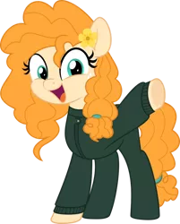 Size: 800x994 | Tagged: safe, artist:jhayarr23, derpibooru import, pear butter, pony, clothes, image, png, simple background, solo, transparent background