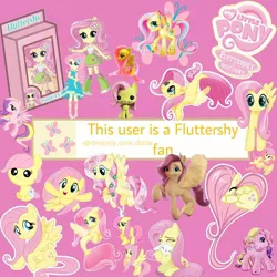 Size: 1080x1080 | Tagged: safe, derpibooru import, editor:twenty.one.dolls, angel bunny, fluttershy, human, pegasus, pony, rabbit, seapony (g4), equestria girls, my little pony: pony life, animal, baby, babyshy, caption, clothes, cutie mark, flying, funko, funko pop!, g3, image, image macro, jpeg, logo, multeity, open mouth, rainbow power, seaponified, seapony fluttershy, sleeping, smiling, so much flutter, species swap, sticker, text, toy, wings, young, younger