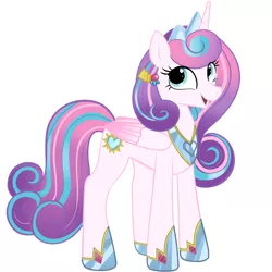 Size: 2000x2000 | Tagged: safe, derpibooru import, princess flurry heart, alicorn, pony, growing up is hard to do, the crystal empire, the last problem, spoiler:comic, crown, crystal empire, cutie mark, image, jewelry, jpeg, parent:princess flurry heart, regalia