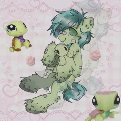 Size: 1600x1600 | Tagged: safe, artist:sandbarx3, derpibooru import, sandbar, turtle, image, littlest pet shop, plushie, png