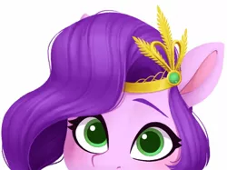 Size: 1134x850 | Tagged: safe, artist:bcpony, derpibooru import, pipp petals, my little pony: a new generation, crown, g5, green eyes, image, jewelry, jpeg, regalia, solo