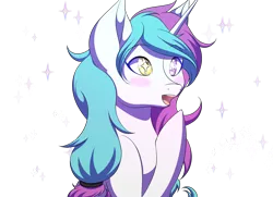 Size: 3600x2600 | Tagged: safe, derpibooru import, oc, oc:luz, unofficial characters only, pony, unicorn, cartoon, cute, heterochromia, image, png, ponylatino, simple background, solo, stars, transparent background