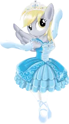 Size: 1161x2080 | Tagged: safe, artist:avchonline, derpy hooves, pegasus, pony, semi-anthro, ballerina, ballet, ballet slippers, beautiful, bipedal, canterlot royal ballet academy, clothes, derparina, female, gloves, happy, image, jewelry, long gloves, mare, png, simple background, smiling, tiara, tights, transparent background, tutu