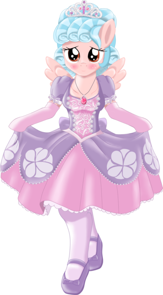 Size: 1735x3142 | Tagged: safe, artist:avchonline, cozy glow, pegasus, semi-anthro, bipedal, blushing, canterlot royal ballet academy, clothes, cozybetes, curtsey, cute, disney, disney princess, dress, female, gloves, hoof shoes, image, jewelry, long gloves, looking at you, necklace, pantyhose, png, princess, princess shoes, princess sofia, regalia, shoes, simple background, smiling, smiling at you, sofia the first, solo, solo female, spread wings, tiara, timid, transparent background, wings