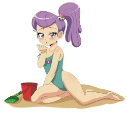 Size: 4500x4014 | Tagged: suggestive, artist:danmakuman, banned from derpibooru, lily pad (equestria girls), equestria girls, bikini, child, clothes, female, image, leotard, lolicon, png, swimsuit, thong leotard, underage, young