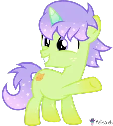 Size: 4000x4463 | Tagged: safe, artist:melisareb, derpibooru import, part of a set, pony, unicorn, .svg available, absurd resolution, colt, crossover, foal, freckles, gradient hooves, gradient mane, gradient tail, gummy (kleptocorns), image, kleptocorns, male, png, raised hoof, simple background, smiling, solo, tail, transparent background, vector