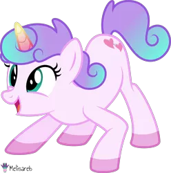 Size: 4000x4026 | Tagged: safe, artist:melisareb, derpibooru import, part of a set, pony, unicorn, .svg available, absurd resolution, crossover, female, gradient mane, gradient tail, happy, heart, image, kleptocorns, mana, mare, open mouth, png, simple background, solo, tail, transparent background, vector