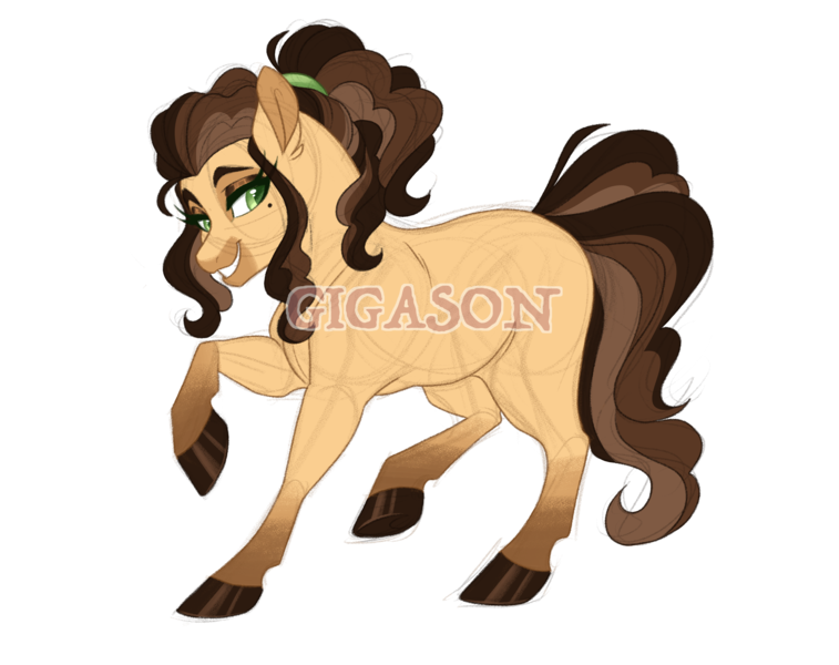 Size: 2900x2300 | Tagged: safe, artist:gigason, derpibooru import, oc, oc:hawthorn, earth pony, pony, female, image, magical gay spawn, mare, obtrusive watermark, offspring, parent:braeburn, parent:doctor caballeron, png, simple background, solo, transparent background, watermark