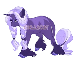 Size: 2900x2300 | Tagged: safe, artist:gigason, derpibooru import, oc, oc:shining star, pony, unicorn, female, image, magical lesbian spawn, mare, obtrusive watermark, offspring, parent:starlight glimmer, parent:trixie, parents:startrix, png, simple background, solo, transparent background, unshorn fetlocks, watermark