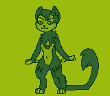 Size: 160x140 | Tagged: safe, artist:brainiac, derpibooru import, oc, oc:maneki, abyssinian, abyssinian oc, animated, fallout equestria:all things unequal (pathfinder), fallout equestria:all things unequal sprites (set), female, gif, image, pixel art, solo, true res pixel art, witch