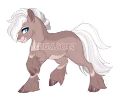 Size: 2900x2300 | Tagged: safe, artist:gigason, derpibooru import, oc, oc:treasure chest, earth pony, pony, image, male, obtrusive watermark, offspring, parent:double diamond, parent:rare find, png, simple background, solo, stallion, transparent background, watermark