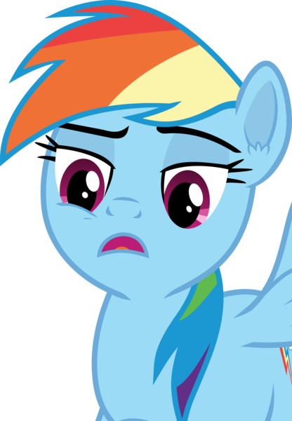 Size: 2000x2883 | Tagged: safe, artist:frownfactory, derpibooru import, rainbow dash, pegasus, pony, disappointed, disapproval, disgusted, female, frown, image, mare, png, simple background, solo, transparent background, vector