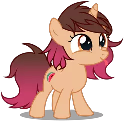 Size: 3470x3380 | Tagged: safe, artist:strategypony, derpibooru import, oc, oc:woonie, unofficial characters only, pony, unicorn, :p, cute, daaaaaaaaaaaw, female, filly, foal, gradient mane, gradient tail, horn, image, ocbetes, png, simple background, tail, tongue out, transparent background, unicorn oc, younger