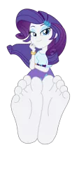 Size: 1800x4000 | Tagged: safe, artist:xebck, derpibooru import, rarity, equestria girls, friendship games, barefoot, base, base used, clothes, feet, female, fetish, foot fetish, foot focus, image, looking at you, png, simple background, skirt, soles, solo, toes, transparent background, vector