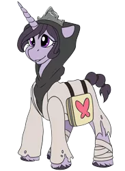 Size: 2200x3000 | Tagged: safe, artist:brainiac, derpibooru import, oc, oc:tin foil, pony, unicorn, fallout equestria, fallout equestria:all things unequal (pathfinder), female, image, mare, png, simple background, solo, transparent background