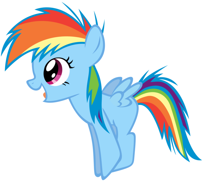 Size: 4000x3575 | Tagged: safe, artist:brainchildeats, derpibooru import, rainbow dash, pony, cute, dashabetes, female, filly, filly rainbow dash, horses doing horse things, image, png, pronking, simple background, transparent background, younger