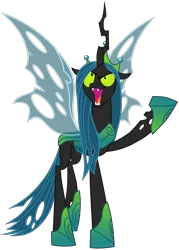 Size: 1931x2691 | Tagged: safe, artist:lillyleaf101, artist:neondash, derpibooru import, queen chrysalis, changeling, image, png, simple background, solo, transparent background, ultimate chrysalis