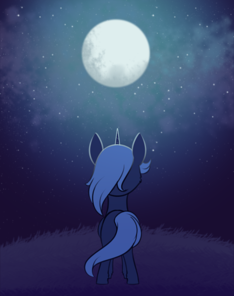 Size: 1778x2247 | Tagged: safe, artist:dusthiel, derpibooru import, princess luna, alicorn, pony, image, moon, png, solo, stars