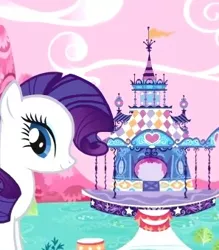 Size: 297x339 | Tagged: safe, derpibooru import, rarity, earth pony, pony, carousel boutique, cloud, female, image, mare, png, race swap, show bible, sky, smiling