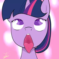Size: 5000x5000 | Tagged: suggestive, artist:reinbou, derpibooru import, twilight sparkle, pony, unicorn, ahegao, image, jpeg, open mouth, simple background, solo, tongue out