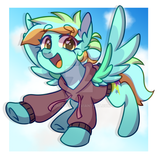 Size: 1280x1280 | Tagged: safe, artist:lynesssan, derpibooru import, oc, oc:glitter star, pegasus, pony, clothes, female, hoodie, image, mare, png, solo