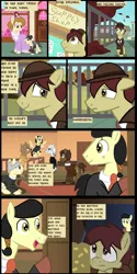 Size: 1280x2570 | Tagged: safe, artist:mr100dragon100, derpibooru import, oc, oc:thomas the wolfpony, comic:a house divided, adam (frankenstein monster), bits, comic, dark forest au's dr. jekyll and mr. hyde, dark forest au's dracula, dark forest au's matthew, dark forest au's phantom of the opera (erik), image, jpeg, park, town