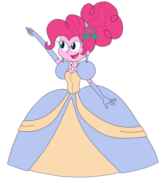 Size: 1024x1091 | Tagged: safe, artist:rarity525, derpibooru import, pinkie pie, equestria girls, clothes, dress, gown, image, png