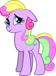 Size: 719x964 | Tagged: safe, artist:voodoo-tiki, derpibooru import, edit, editor:pagiepoppie12345, earth pony, pony, buttercup sprinkles, cutie mark, female, floppy ears, heart, image, looking up, mare, png, simple background, smiling, solo, stars, transparent background