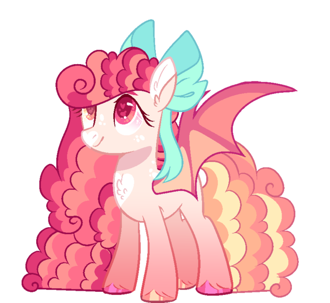 Size: 856x784 | Tagged: safe, artist:lilywolfpie-yt, derpibooru import, oc, oc:stitched heart, bat pony, pony, base used, bow, female, hair bow, image, mare, png, simple background, solo, transparent background