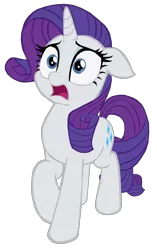 Size: 1280x2041 | Tagged: safe, artist:benpictures1, derpibooru import, rarity, pony, unicorn, my little pony: the movie, cute, ears, female, floppy ears, image, inkscape, mare, png, raribetes, scared, simple background, solo, transparent background, vector