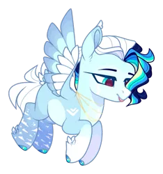 Size: 715x764 | Tagged: safe, artist:baby--mxchii, artist:katsubases, artist:x-dainichi-x, derpibooru import, oc, unofficial characters only, pegasus, pony, :p, adoptable, base used, flying, image, jewelry, markings, necklace, offspring, parent:flash sentry, parent:rainbow dash, parents:flashdash, png, simple background, solo, tattoo, tongue out, transparent background, unshorn fetlocks