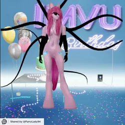 Size: 960x960 | Tagged: semi-grimdark, artist:grandescartoons, artist:pinkamenausuario, derpibooru import, pinkie pie, image, imvu, jpeg, pinkamena diane pie