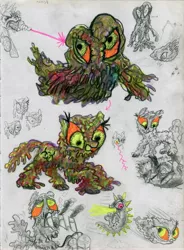 Size: 4494x6112 | Tagged: safe, artist:ja0822ck, derpibooru import, ponified, kaiju, kaiju pony, pony, godzilla, godzilla (series), godzilla vs. hedorah, hedorah, image, jpeg, traditional art