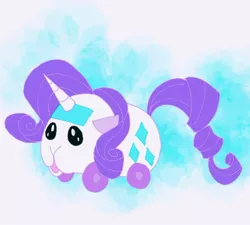 Size: 960x865 | Tagged: safe, artist:stacy_165cut, derpibooru import, rarity, female, horn, image, jpeg, pui pui molcar, simple background, solo, white background